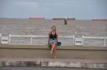 Na orla do rio Amazonas, em Macapá - AP